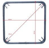 ORLITECH GRIP - Třmínek armovací plastový vymezovací 150/150mm pro pr. tyče 10, 12mm